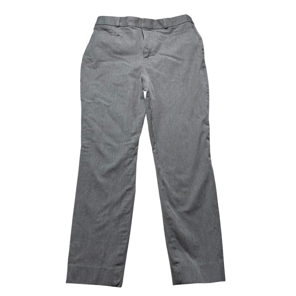 Banana Republic High-Rise‎ Sloan Pants 14 Gray Slim Ankle Trousers #941